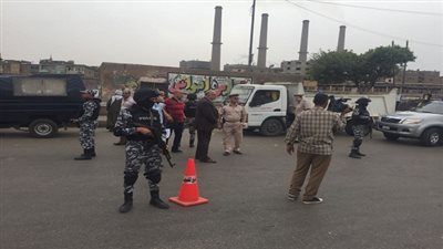 بالصور .. مدير أمن القليوبية يقود حملة أمنية بشبرا الخيمة