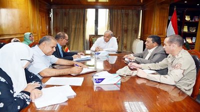 محافظ القليوبية يناقش خطة المحافظة لإستقبال شهر رمضان الكريم