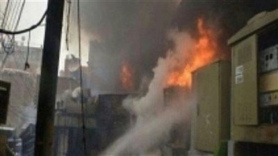 السيطرة على حريق بكبينة كهرباء بشارع ترعة الشابورى بشبرا الخيمة