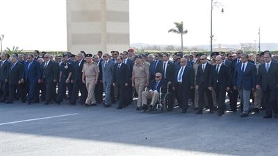 الرئيس السيسى يتقدم جنازة السيد خالد محي الدين أحد أعضاء مجلس قيادة ثورة 23 يوليو