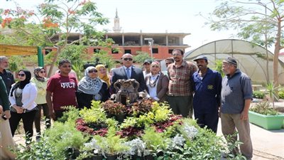 بالصور.. افتتاح مشتل حي الأربعين بالسويس بعد تطويره