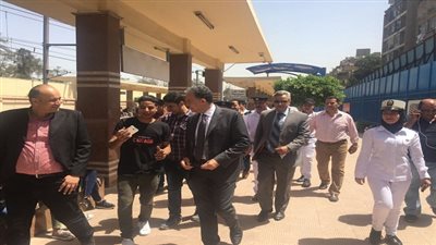  في جولة مفاجئة وزير النقل يتابع اعمال تنفيذ ازدواج المسافة بين محطتي المرج القديمة والجديدة