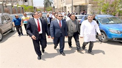 بالصور... القناوي يتفقد ما تم انجازه بمبنى الملحق الجديد بمستشفى الباطنة التخصصى 