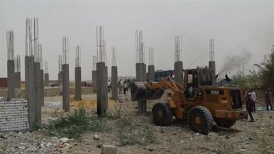 تنفيذ 8 قرارات لإزالة تعديات علي أراض أملاك دولة بالسويس