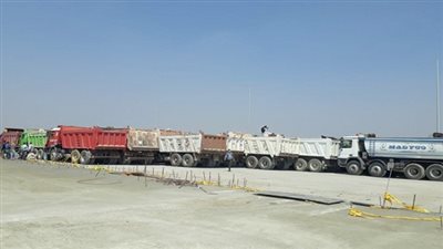 النقل تعلن نجاح تجربة تحميل على كوبري الخطاطبة العلوي على النيل