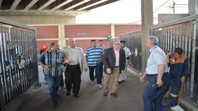  جولة تفقدية لرئيس شركة مترو الأنفاق والعضو المنتدب للتشغيل للاطمئنان على حركة تشغيل المحطات
