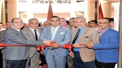 بالصور.. افتتاح المعرض السنوى الرابع لكلية الفنون الجميلة جامعة المنصورة