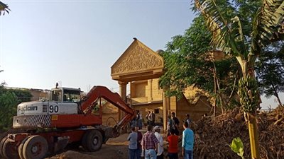 إزالة 56 حالة تعدى على أملاك الرى والأوقاف بالقناطر الخيرية