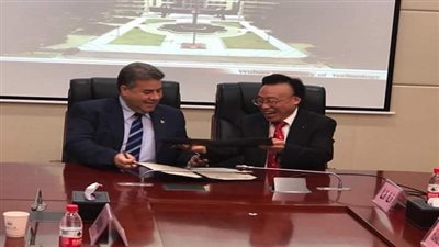بالصور.. توقيع مذكرة تفاهم بين جامعتي بنها ووهان الصينية