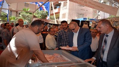 محافظ القليوبية يتفقد إنتظام العمل بمعارض 