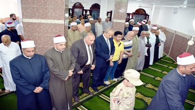 محافظ القليوبية يفتتح مسجد الشهيد العقيد مدحت طلعت بمدينة بنها