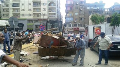 بالصور.. رفع حالة 12إشغال وإزالة 4 تعديات فى السويس