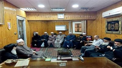 بالصور.. وفد كنسي يهنئون أوقاف القليوبية بشهر رمضان المبارك