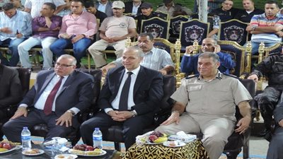 محافظ القليوبية يشارك في الإفطار السنوي لقوات الأمن 
