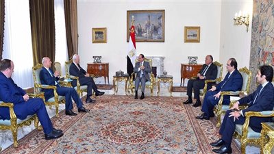 الرئيس السيسي يستقبل المبعوث الخاص للأمم المتحدة لسوريا