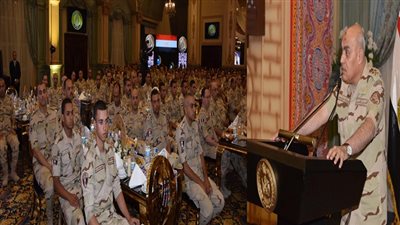وزير الدفاع يلتقي بأبطال مقاتلى قوات الدفاع الجوى والمنطقة الغربية العسكرية وعدد من هيئات وإدارات القوات المسلحة