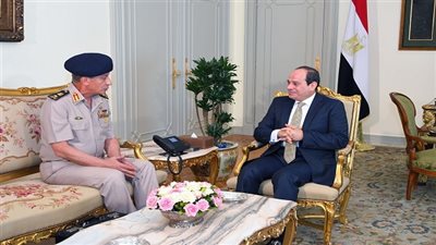 السيسي يستقبل وزير الدفاع