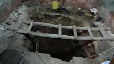 القبض على 3 أشخاص أثناء تنقيبهم عن الآثار داخل عقار بحلوان