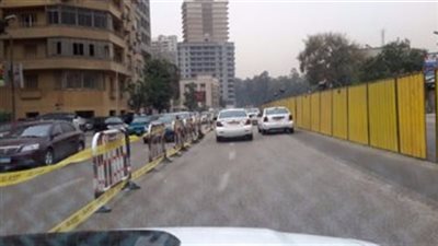 تحويلة مرورية بطول 200 متر بمحور الكورنيش بمنطقة شبرا