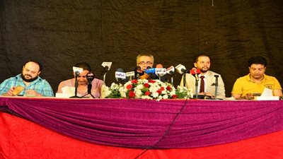 بالصور.. فعاليات المؤتمر الصحفي للأعلان عن مسرحية 