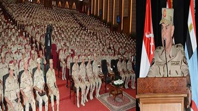 رئيس الأركان يشهد المرحلة الرئيسية للمشروع التكتيكى بجنود 