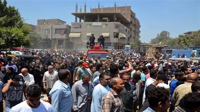 القليوبية تودع شهيد عزبة الابيض بالخانكة في جنازة عسكرية مهيبة