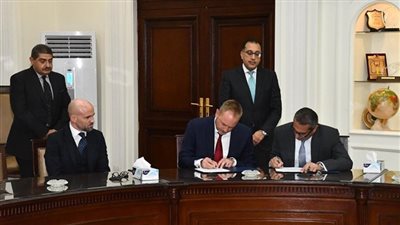 مدبولى يشهد توقيع مذكرة تفاهم بين 