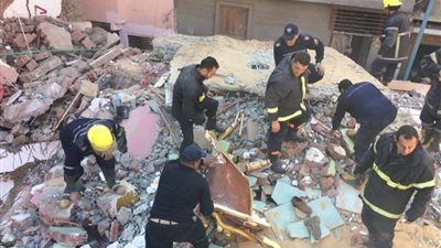 سقوط جزء من عقار دون إصابات بالإسكندرية