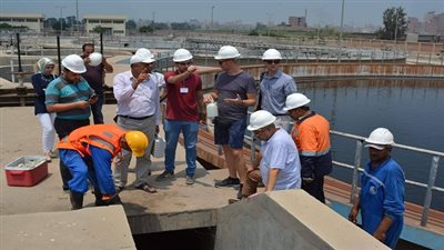 بالصور.. وفد الماني لتطوير واستغلال محطات معالجة الصرف الصحي لأنتاج الغاز الحيوي بالدقهليه