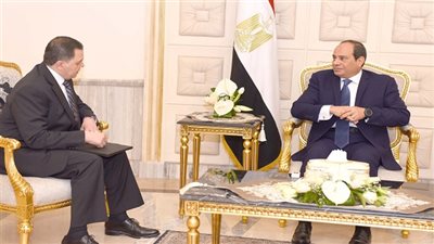 الرئيس السيسي يستقبل اللواء محمود توفيق وزير الداخلية