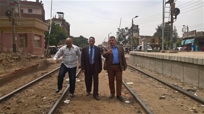 رئيس هيئة السكة الحديد فى جولة مرورية على خط القاهرة اسوان 