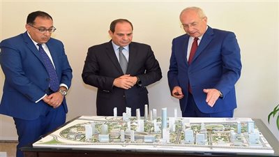 السيسي يبحث الموقف التنفيذي للمدن الجديدة مع رئيس الوزراء ومدير شركة دار الهندسة 