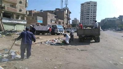 رفع 429 طن قمامة ومخلفات من شوارع وميادين السويس