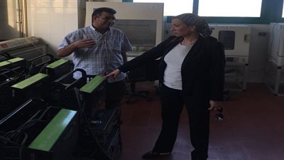 وزيرة البيئة تزور فرع أسيوط وتتفقد معدات فحص العوادم وتشيد بجهد العاملين في قناطر أسيوط