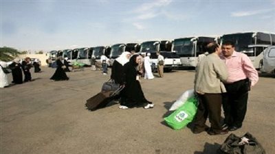 سفر حجاج المكرمة الفلسطينيين عن طريق معبر رفح