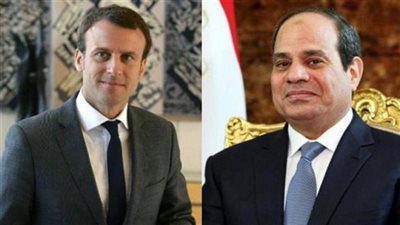 الرئيس السيسي يتلقى اتصالاً هاتفياً من الرئيس الفرنسي