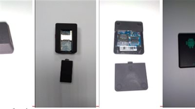 ضبط حاوية بداخلها 1800 جهاز تتبع وتنصت/ GPS مزود بكاميرا 