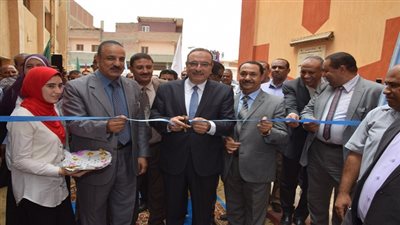 محافظ بنى سويف يفتتح 4 مدارس للتعليم الأساسي 
