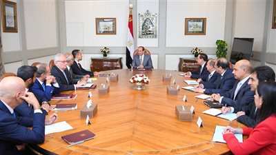 السيسي يستقبل نائب رئيس الوزراء وزير التنمية الاقتصادية الإيطالي