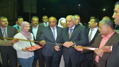 محافظ الجيزة يفتتح معرض مستلزمات المدارس 