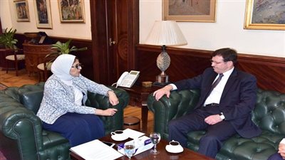 وزيرة الصحة تبحث مع نظيرها الاردنى تعزيز سبل التعاون فى مجالي الصحة والدواء 