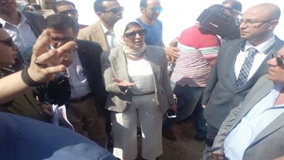 وزيرة الصحة تتفقد الأعمال الإنشائية لمستشفى بور فؤاد العام