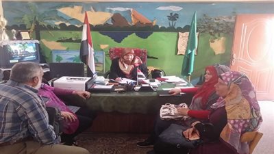 التنسيق بين مجلس مدينة قها والادارة التعليمية للاستعداد للعام الدراسي