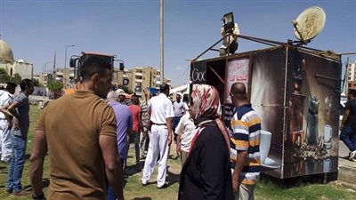 بالصور.. حى فيصل يشن حملة مكبرة لازالة الاشغالات والتعديات بالسويس