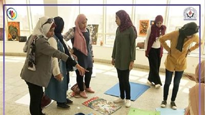 جامعة السويس تنظم مسابقة ومعرض الفنون التشكيلية