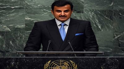 أمير قطر يهاجم دول المقاطعة في كلمته بالأمم المتحدة