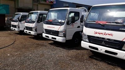  القليوبية تستلم 10 سيارات كسح  لتوزيعها على مدن المحافظة 