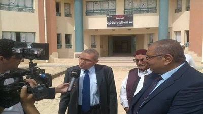 نائب الوزير للتعليم الفنى يتابع انطلاق العام الدراسي بمدرسة الضبعة النووية 