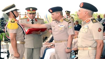 الفريق أول محمد زكى يشهد حفل تخرج الدفعة 154 من كلية الضباط الإحتياط 