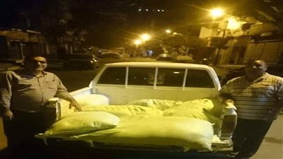 تموين الفيوم.. ضبط 250 كيلو دقيق بلدى  قبل تهريبه للسوق السوداء 